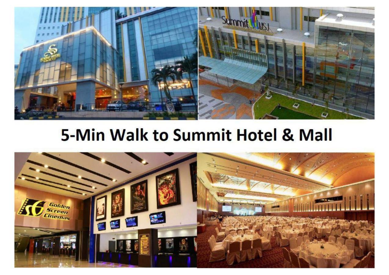 Subang City Residence, 8-9 Pax With Balcony, Walking Distance To Summit, 5Min To Sunway Subang Jaya Luaran gambar